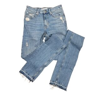 Sz 29 Farren "Fucci" Jean Andrea x Nyden Distressed Stacked Skinny Jeans 90s